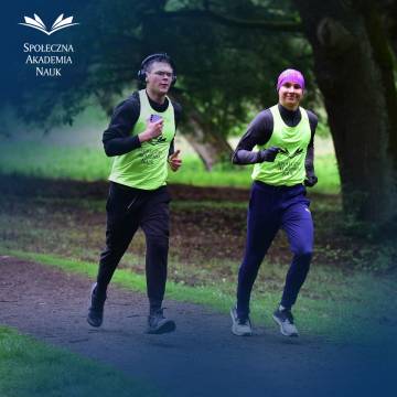 Student SAN w „Biegu Konstytucji 3 Maja”