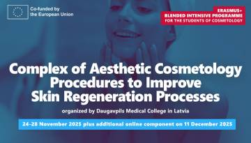 Recruitment for the Erasmus+ BIP programme ‘Healthy Skin’ at Daugavpils Medical College in Latvia