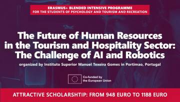 Recruitment for Erasmus+ BIP ‘The Future of AI in Tourism and Hospitality’ – Portugal 2026