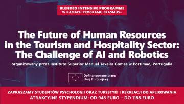 Rekrutacja na BIP Erasmus+ „The Future of AI in Tourism and Hospitality” – Portugalia 2026