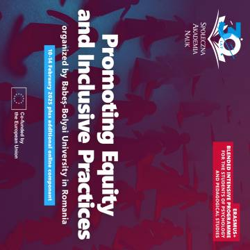 The recruitment for the Blended Intensive Programme Promoting Equity and Inclusive Practices