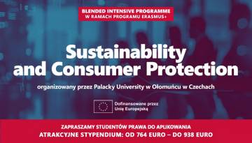 Rekrutacja do programu Erasmus+ BIP „Sustainability and Consumer Protection”