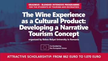 Erasmus+ BIP in Romania – recruitment for Tourism and Leisure students