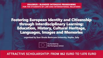 Call for Applications for the Erasmus+ BIP in Naples – “Fostering European Identity and Citizenship”