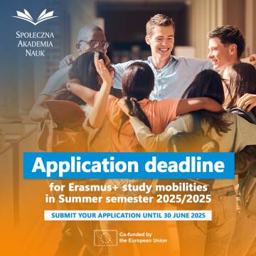 Recruitment for Erasmus+ student mobility for the summer term 2025/2026
