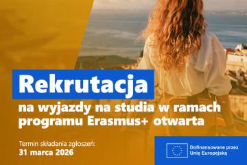 Rekrutacja na wyjazdy w ramach programu Erasmus+ otwarta!