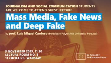 Lecture by Prof. Luis Cardoso on media and disinformation at the SAN University