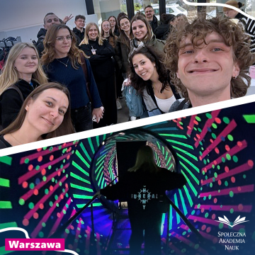 Studenci kierunku Turystyka i Rekreacja na zajęciach terenowych w Cosmos Muzeum