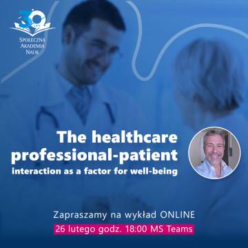 Zapraszamy na wykład Prof. Luca Rollè: The healthcare professional-patient interaction as a factor for well-being