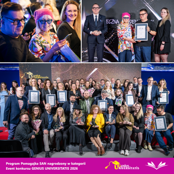 Społeczna Akademia Nauk z III miejscem podczas Gali Genius Universitatis