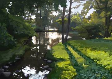 Dorota Franciszkiewicz, W parku