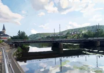 Aleksandra Wołoszyn, Most kolejowy