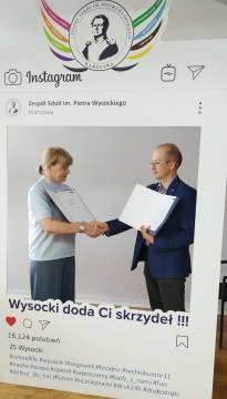 Społeczna Akademia Nauk podpisała porozumienie o współpracy z Zespołem Szkół im. Piotra Wysockiego w Warszawie