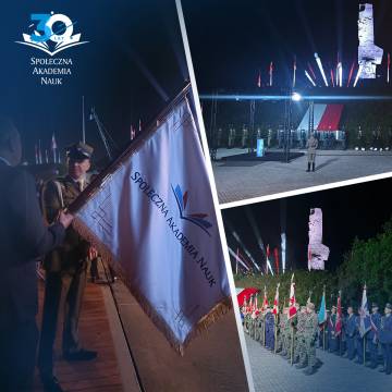 Delegacja Społecznej Akademii Nauk uczciła 85 rocznicę wybuchu II Wojny Światowej