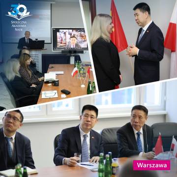 Wizyta Ambasadora Chin na Społecznej Akademii Nauk!