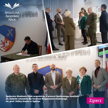 Społeczna Akademia Nauk członkiem Społecznego Komitetu ds. nadania sztandaru dla Centrum Rozpoznania Osobowego im. prof. Haliny Szwarc w Zgierzu