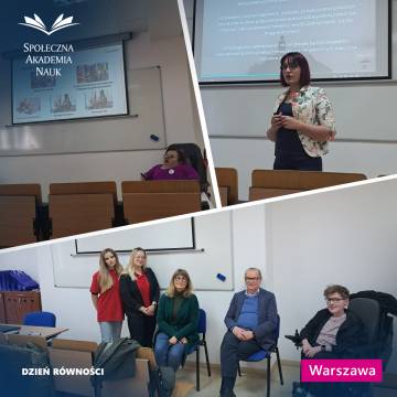 Dzień Równości w Społecznej Akademii Nauk