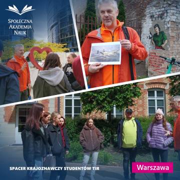 Studenci SAN na zajęciach terenowych z Krajoznawstwa