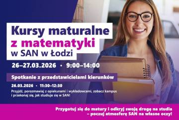 Stacjonarne kursy II edycja SAN Power- Powtórki Maturalne z Matematyki