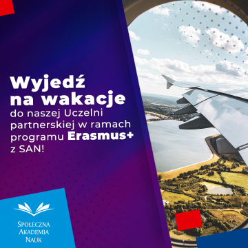 Wakacje z Erasmus + w SAN 