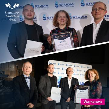 SAN otrzymał certyfikat akredytacyjny dla kierunku Grafika!