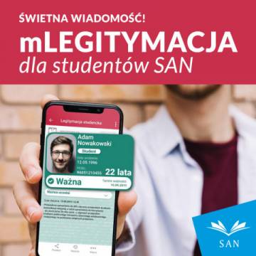 mLegitymacja dla Studentów Społecznej Akademii Nauk