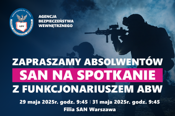 Zapraszamy na spotkanie z funkcjonariuszem ABW