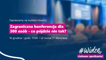 Zapraszamy na wykład otwarty 