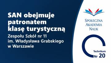 SAN obejmuje patronatem klasę turystyczną Zespołu Szkół nr 11  w Warszawie