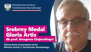 Prof. SAN Grzegorz Chojnacki odznaczony Srebrnym Medalem 