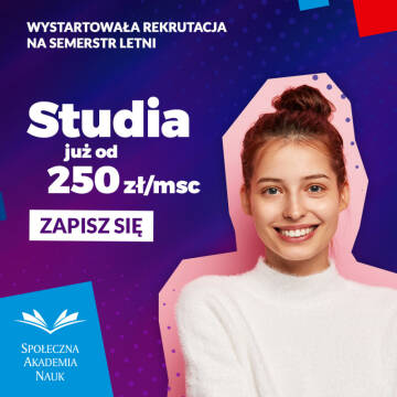 Wystartowała rekrutacja na studia w semestrze letnim! Wystartowała rekrutacja na studia w semestrze letnim!