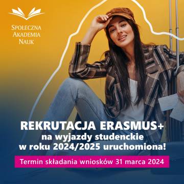 Rekrutacja na wyjazdy studenckie Erasmus+