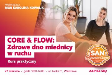 CORE & FLOW: Zdrowe dno miednicy w ruchu