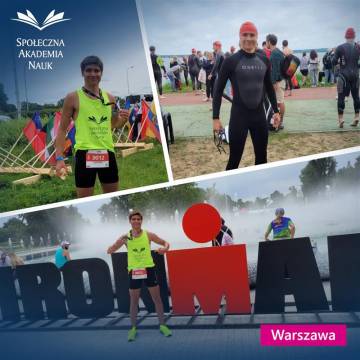 Grzegorz Tymolewski ukończył triatlon Warsaw 5150