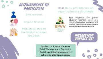 Bezpłatne szkolenie dla studentów grafiki na Łotwie Bezpłatne szkolenie dla studentów grafiki na Łotwie