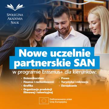 Nowe uczelnie partnerskie w programie Erasmus+ – jeszcze więcej kierunków i możliwości wyjazdu!