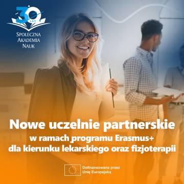 Nowe uczelnie partnerskie dla kierunków: Fizjoterapia oraz Lekarskiego