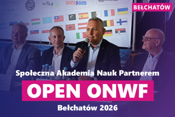 Społeczna Akademia Nauk Partnerem OPEN ONWF Nordic Walking European Championships Bełchatów 2026
